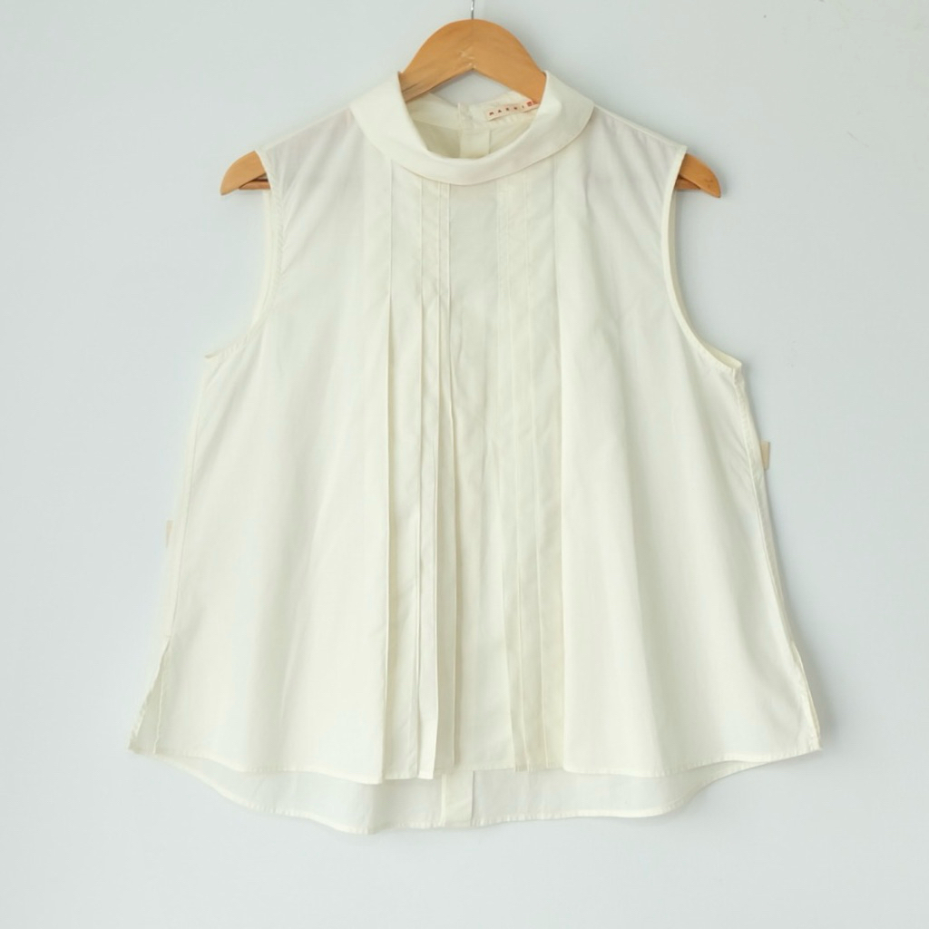 Uniqlo (มือสอง) Uniqlo X Marni เสื้อแขนกุด สีครีม