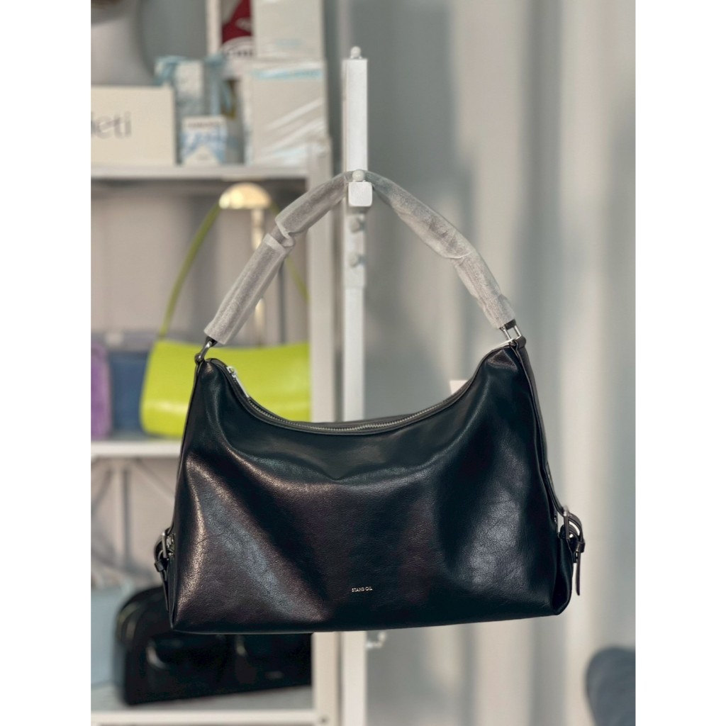Stand Oil Mushy Bag 4 Colors - 머쉬백 (Camel, Black, Marron, Red Wine)