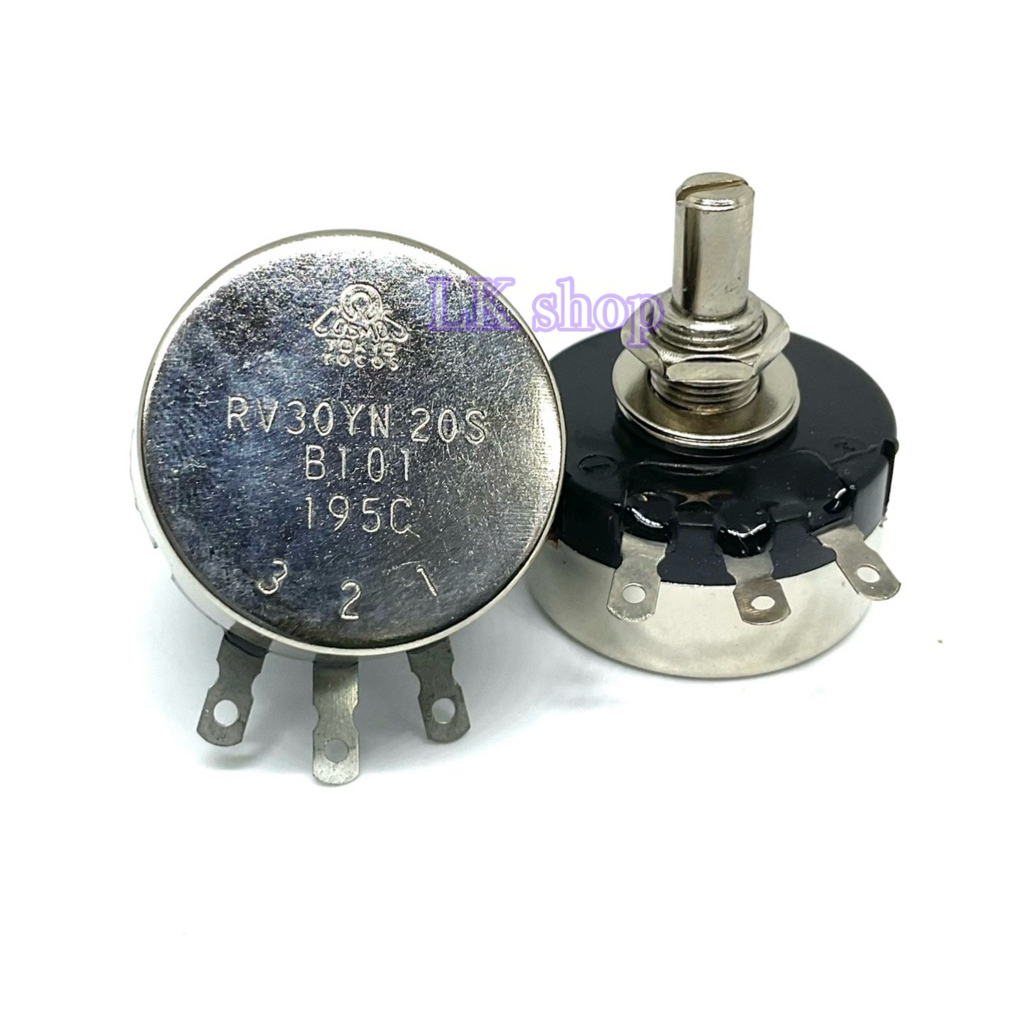 RV30YN20S VR วอลลุ่ม มี1K,2K,3K,5K,10K,20K,30K,50K,100K,200K,250k,300K,500K,1M,100ohm,200ohm,500ohm