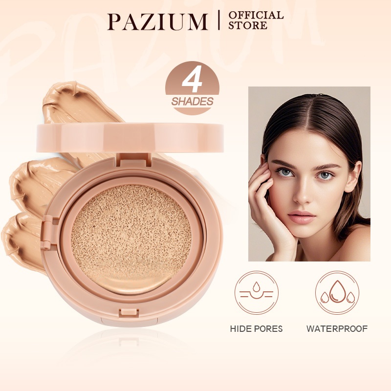 PAZIUM คุชชั่น คุชชั่นรองพื้น  Cushion คลูชั่นกันน้ำกันเหงื่อ เนื้อแมตต์ ปกปิดดี บำรุงสีผิว