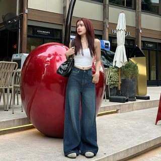 SEPTEMBER ME - Blue Brick Jeans กางเกงยีนส์ทรง Baggy