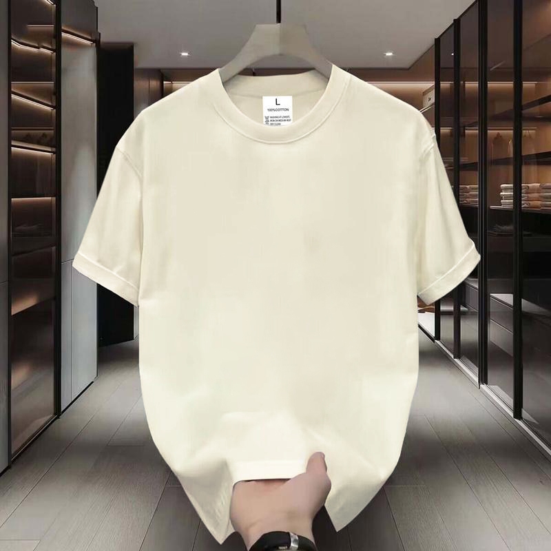 เสื้อยืดแขนสั้น เสื้อยืดคอกลม ทรงสวย เนื้อผ้าดี นุ่มสวมใส่สบาย เสื้อยืดเปล่า ใส่ได้ทุกเพศทุกวัย ทุกลุคทุกสไตล์ พร้อมส่ง