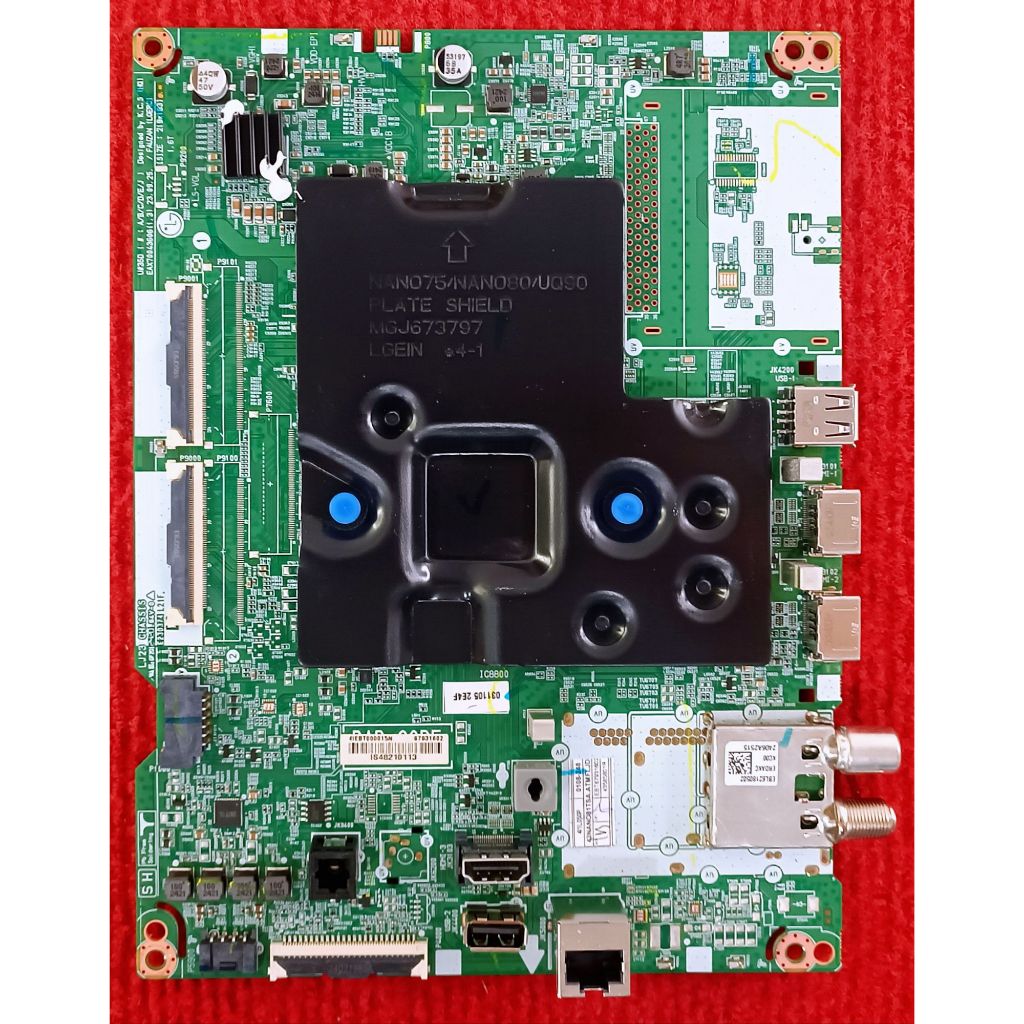 เมนบอร์ดทีวี LG รุ่น 43NANO81TSA.ATMFLJD พาสบอร์ด EAX70043606 ( เฉพาะซัฟฟิก .ATMFLJD เท่านั้น )