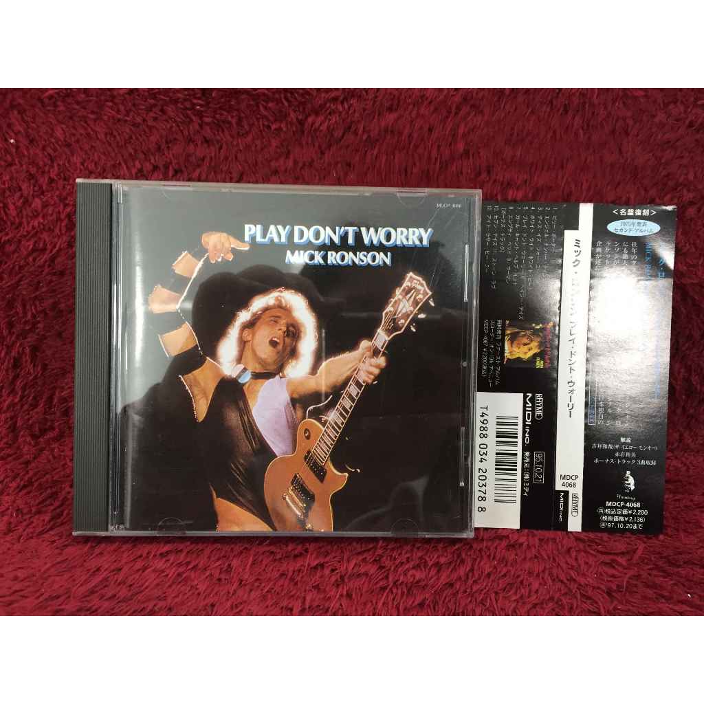 CD Mick Ronson – Play Don't Worry สภาพตามรูปปก EA12-168