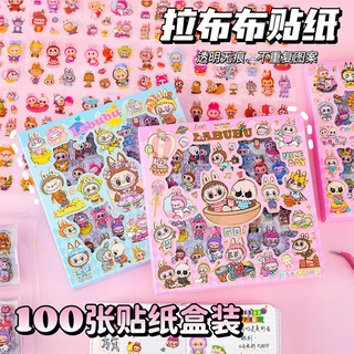 ยกกล่อง ชุดสติ๊กเกอร์ไดอารี่การ์ตูน 96 แผ่น สติกเกอร์PVC สติ๊กเกอร์ไดคัท สติกเกอร์ sticker