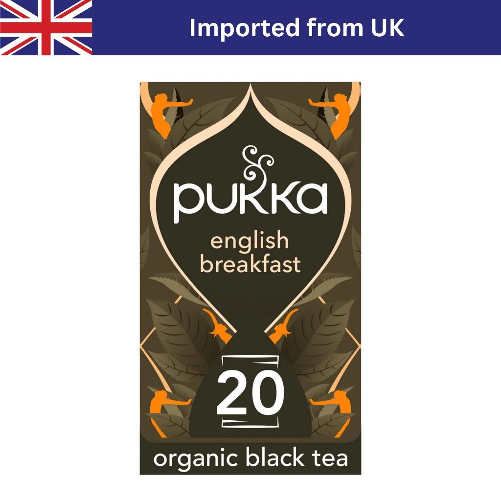 Pukka Organic English Breakfast Tea (20 Bags / 50g) ชาอังกฤษ ชาซอง ชาออร์แกนิก