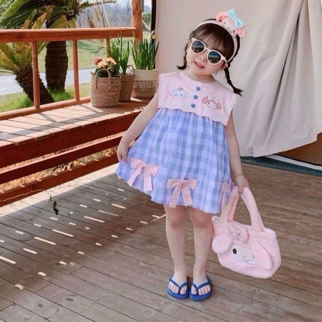 พร้อมส่ง 📍 เดรสมายเมชินนาม่อน ตัวการ์ตูนเอาใจลูกสาวเดรสสำหรับเด็กผู้หญิงน่ารัก