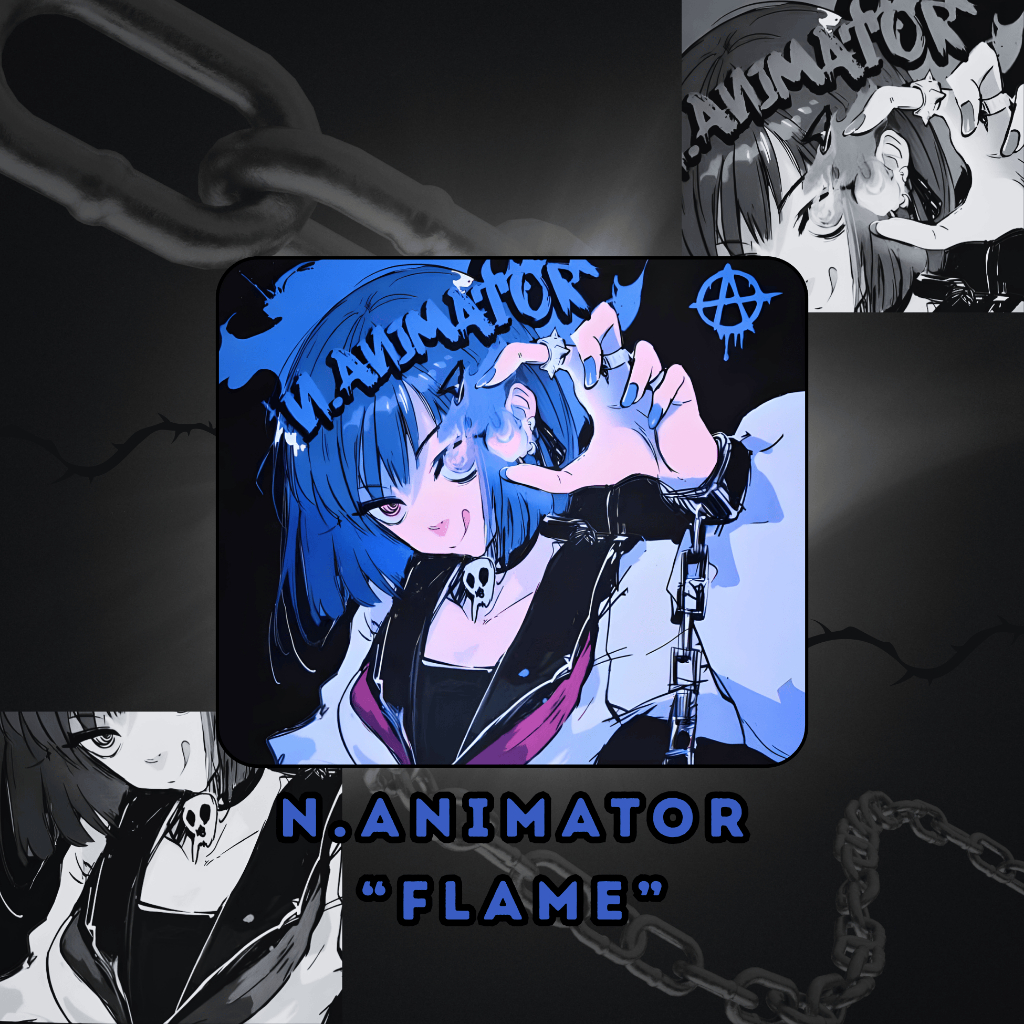 แผ่นรองเมาส์ N.ANIMATOR รุ่น Flame (Control)