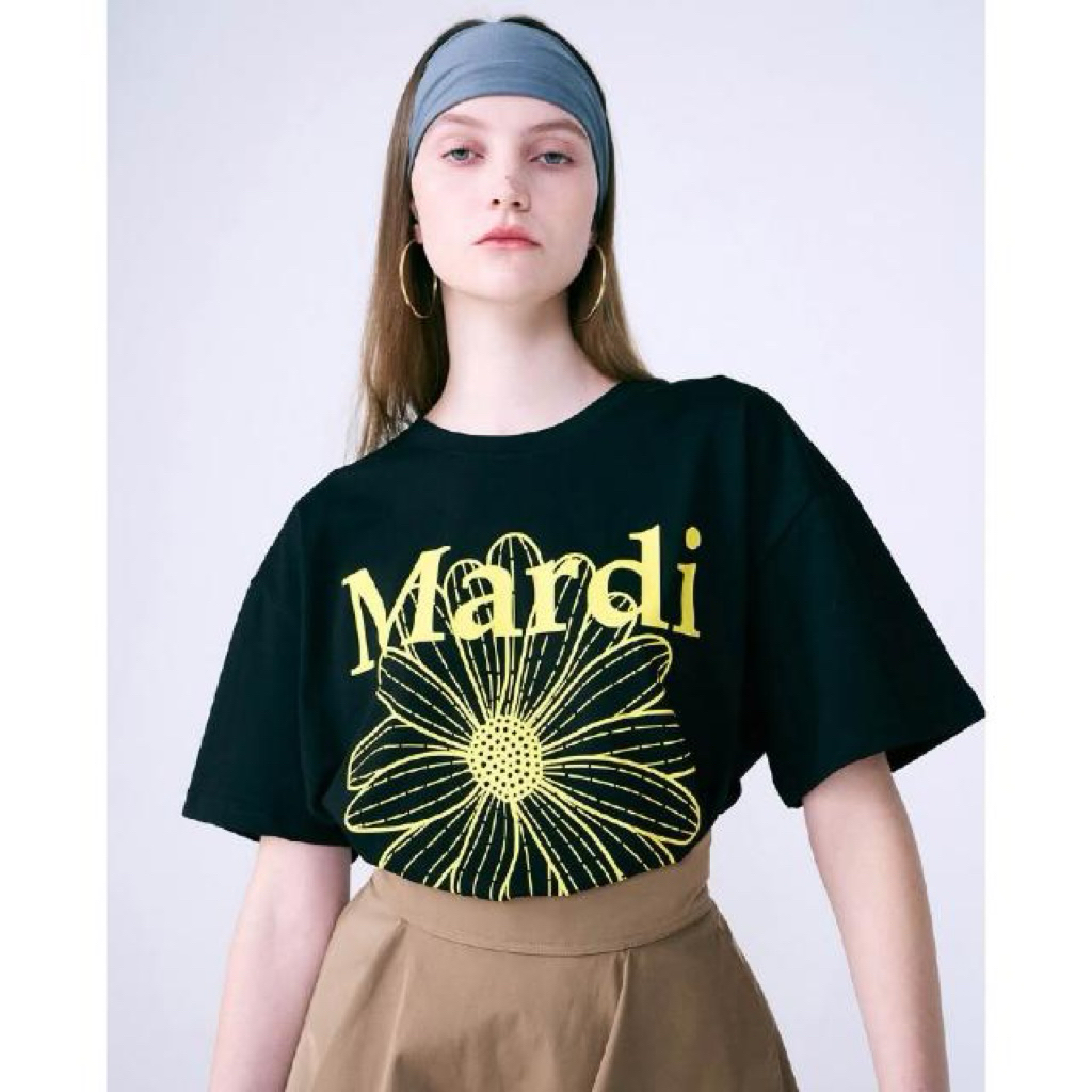 ❤️แท้ / พร้อมส่ง❤️ Mardi Mercredi TSHIRT FLOWERMARDI ของแท้ 100%