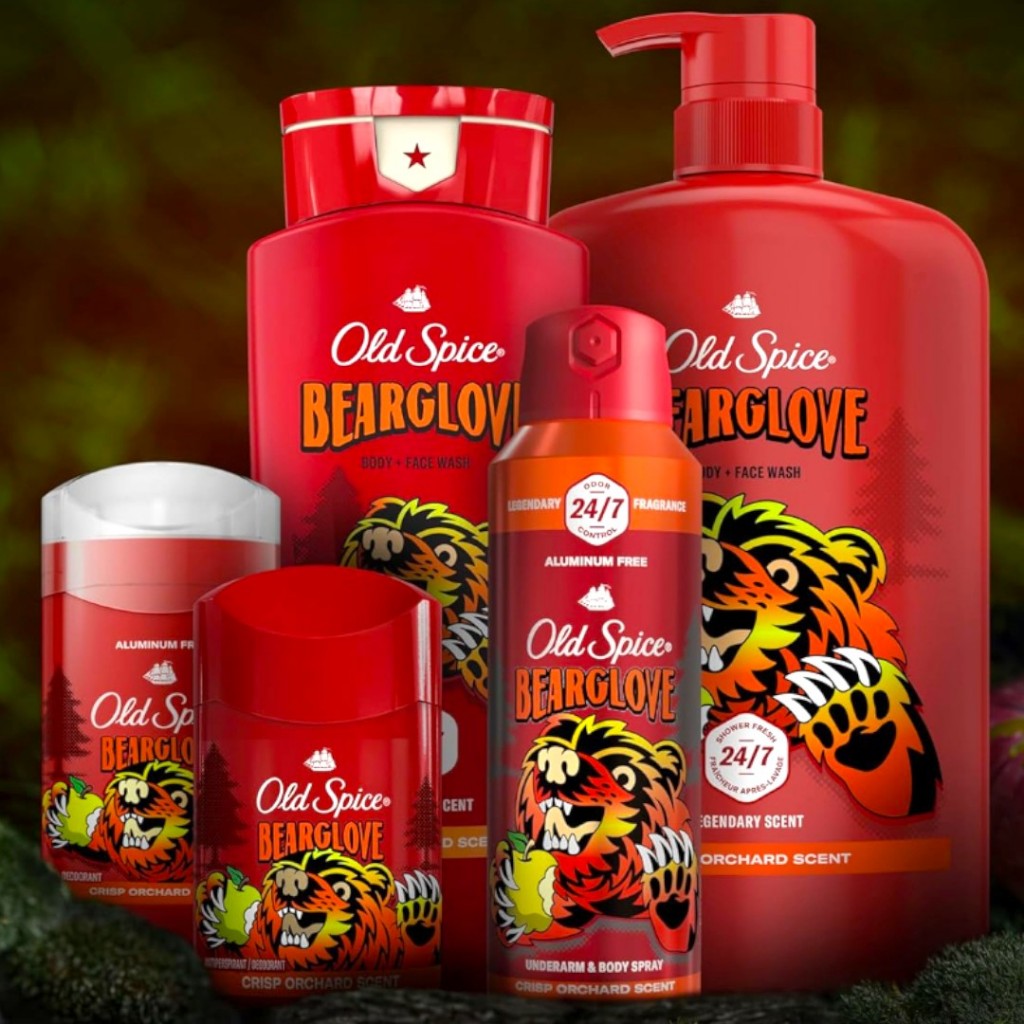 Old Spice BEARGLOVE Antiperspirant/ Deodorant/Body Wash/Shampoo
