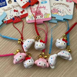 🇯🇵(หลายแบบ) แท้!! พวงกุญแจกระดิ่งนำโชคคิตตี้ซานริโอ้ Kitty KeyChainห้อยเป๋า,โทรศัพท์,จี้ห้อยคอสัตว์เลี้ยง,กระดิ่งแมว