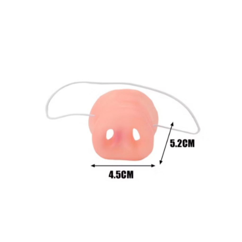 จมูกหมูอู๊ดๆยางนิ่มตลกพร้อมส่งไวจากไทยทุกวัน - รูปที่ 3