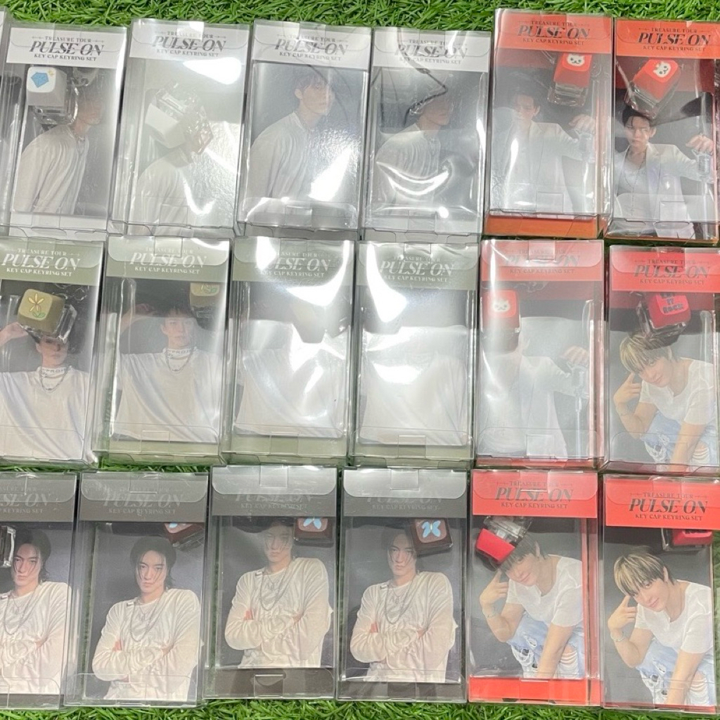 พร้อมส่ง พวงกุญแจ [PULSEONSEOUL] TREASURE KEY CAP KEYRING SET - รูปที่ 4
