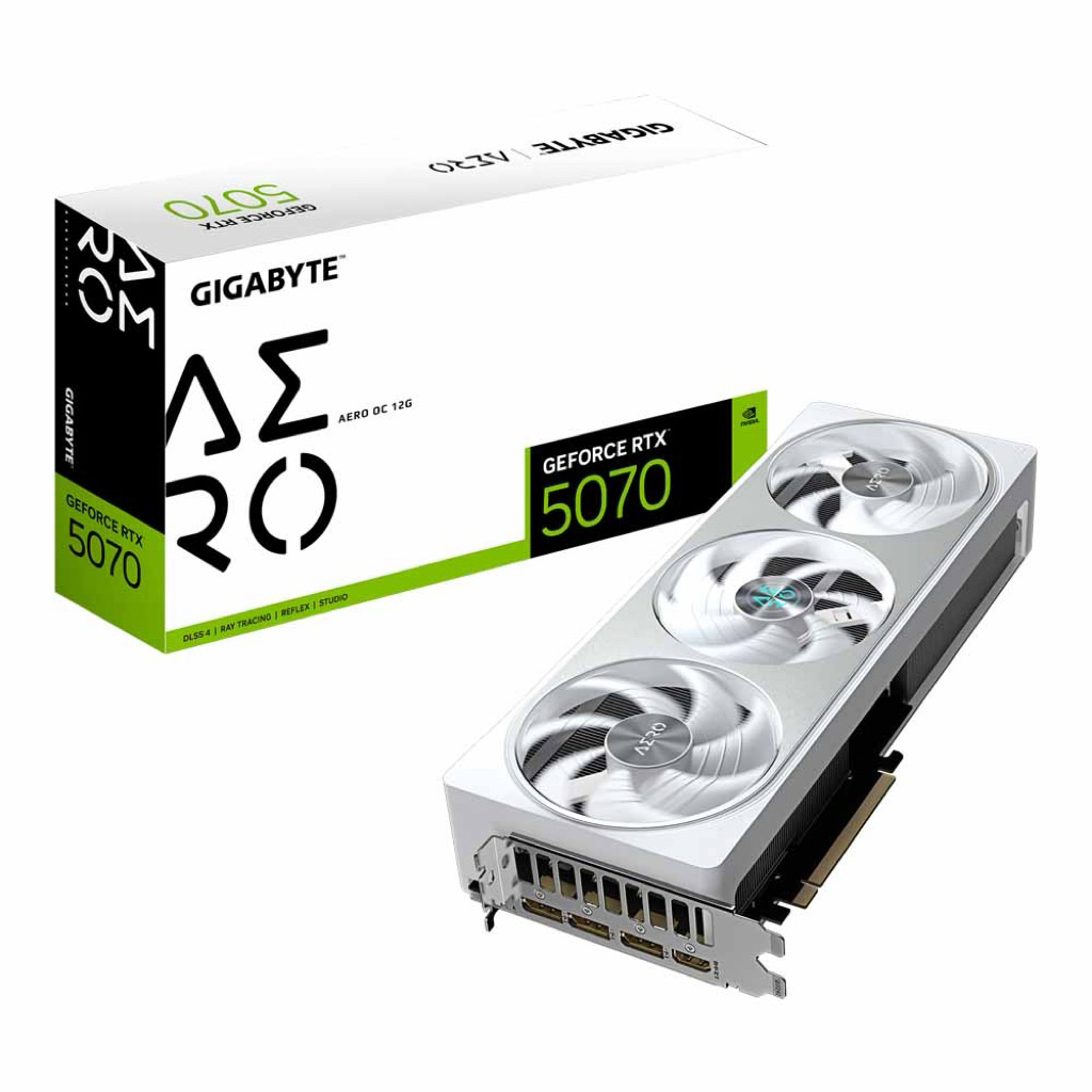 GIGABYTE GEFORCE RTX 5070 AERO OC 12G - 12GB GDDR7