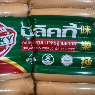 ไส้กรอกหมูผสมไก่ บีลัคกี้ (Belucky) ขนาด 1 กก. (33 ชิ้น)