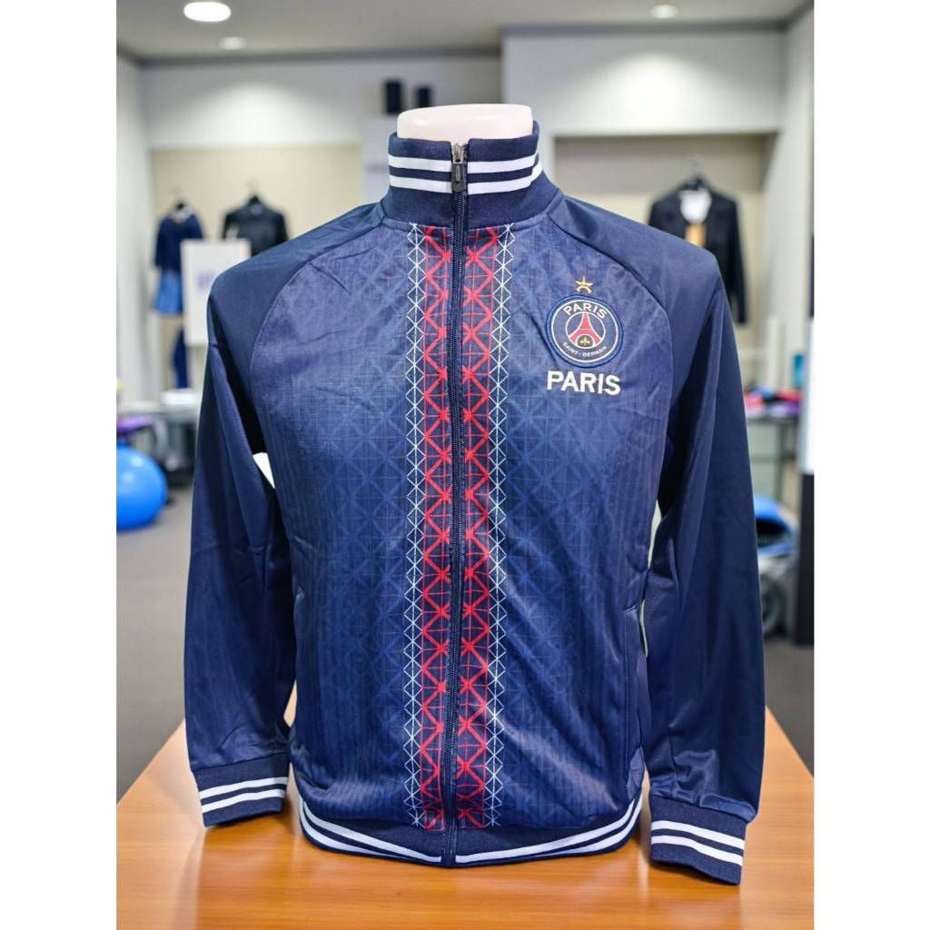 เสื้อแจ็คเก็ต เสื้อซ้อม เสื้อกันหนาว ทีมปารีสตัวใหม่ปี2025-2026 ผ้าโพลีเอสเตอร์เกรดA+++อกปักครบทั้ง2ข้างครับ