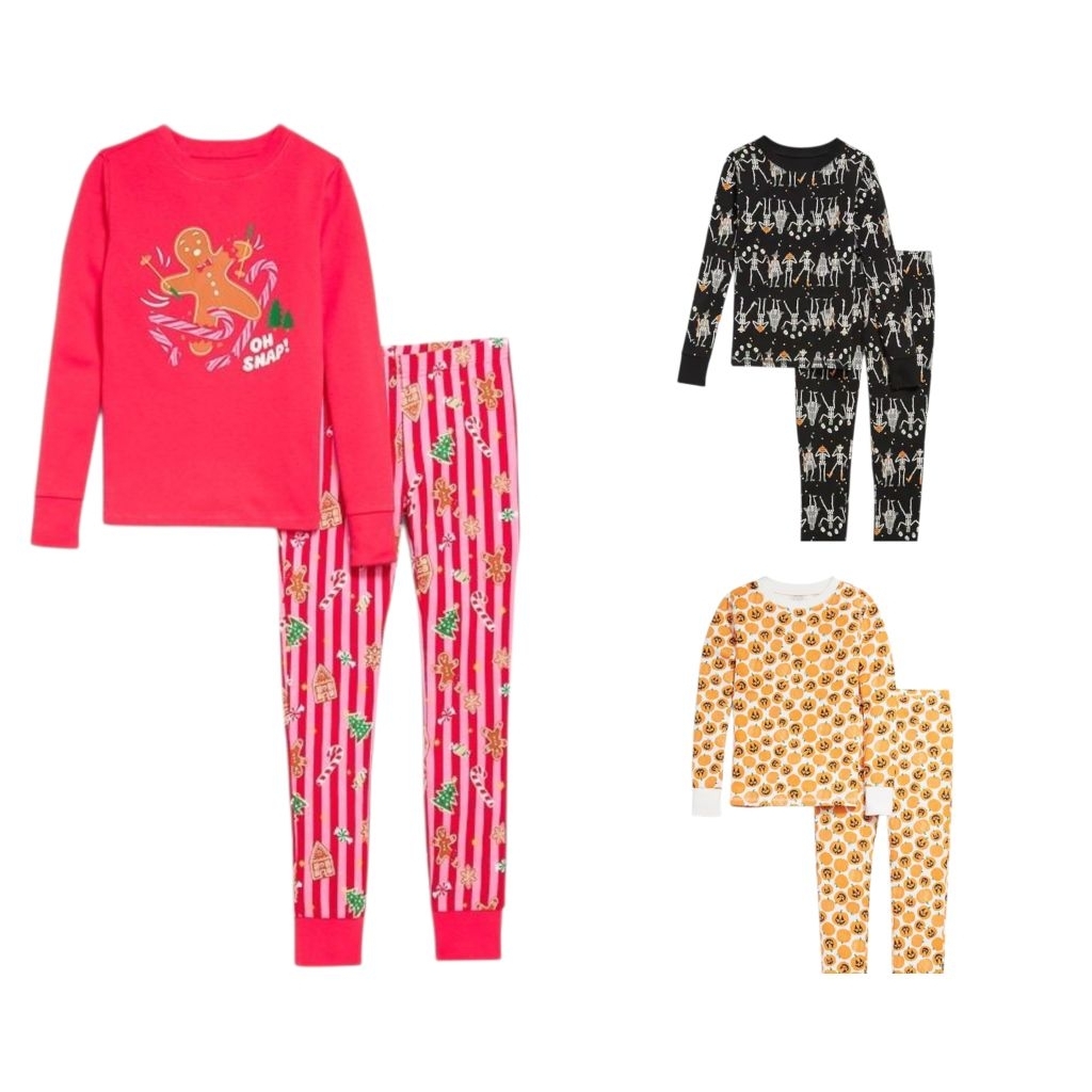 🥕ชุดนอนเด็ก old navy ไซส์ใหญ่4ขวบ-12ขวบลายน่ารักผ้านิ่ม🐦