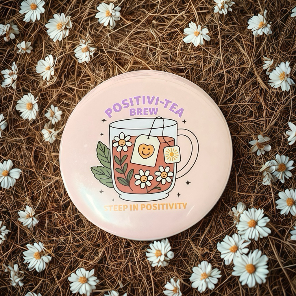 (Handmade) เข็มกลัดแฮนด์เมด มีหลายลาย ออกแบบเอง ลายความหมายฮีลใจ สุขภาพจิต ตกแต่งเสื้อ กระเป๋าได้ 58