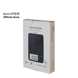 Shaper เครื่องชั่งน้ำหนักในครัวแบบดิจิตอล รุ่น DKS-2252 Bk 5kg.