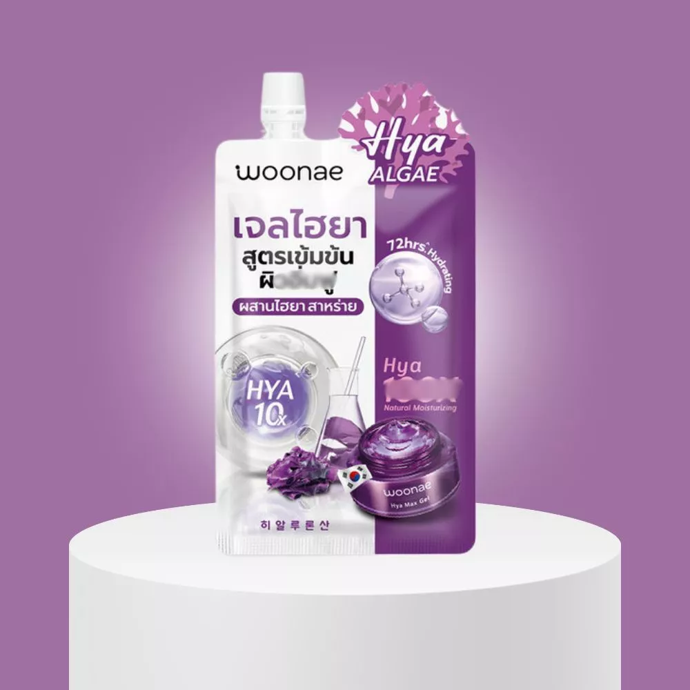 (แบบซอง) Woonae skin care and serum  วูเน่ สกิน สกินแคร์ และ เซรั่ม 40-50g. thumbnail 8
