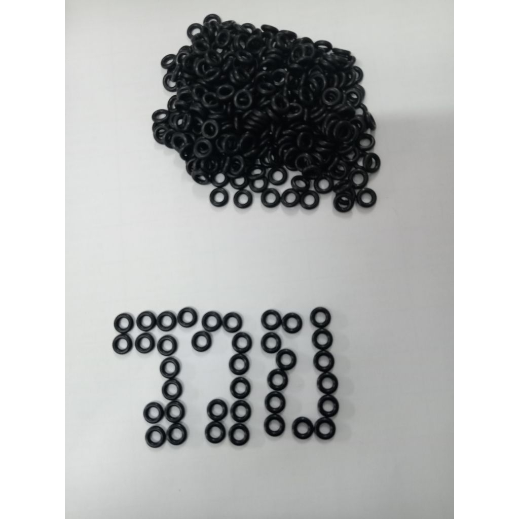 โอริงอัดลม​ แกน8มิล ขนาด8x4x2mm.NBR (แพ็ค​10ตัว)​