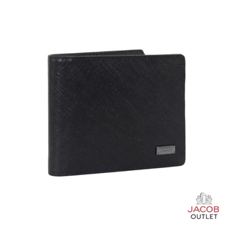 JACOB กระเป๋าสตางค์ชาย ลายSaffiano พร้อมช่องใส่รูปภาพ รุ่น 22622