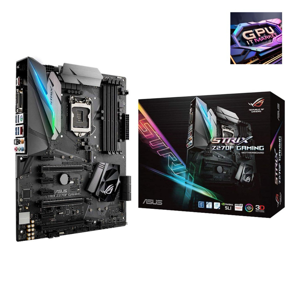 เมนบอร์ด INTEL ASUS STRIX Z270H GAMING (Socket 1151) มือสอง พร้อมส่ง