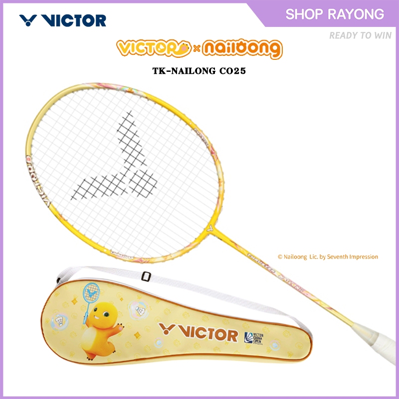 VICTOR COLLECTION NAILONG ไม้แบดมินตัน รุ่น TK-NAILONG แถม เอ็น VS-100 + ซองหนัง (โปรดอ่านรายละเอียด