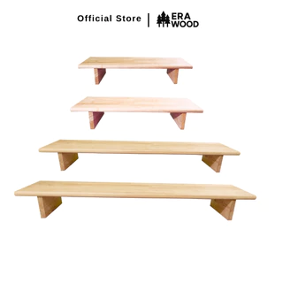 *ตัดความสูงฟรี* Era Wood ชั้นวางจอคอม แท่นวางอเนกประสงค์ ตัวงานเคลือบด้านทำจากไม้ยางพาราประสาน มีหลายขนาดให้เลือก