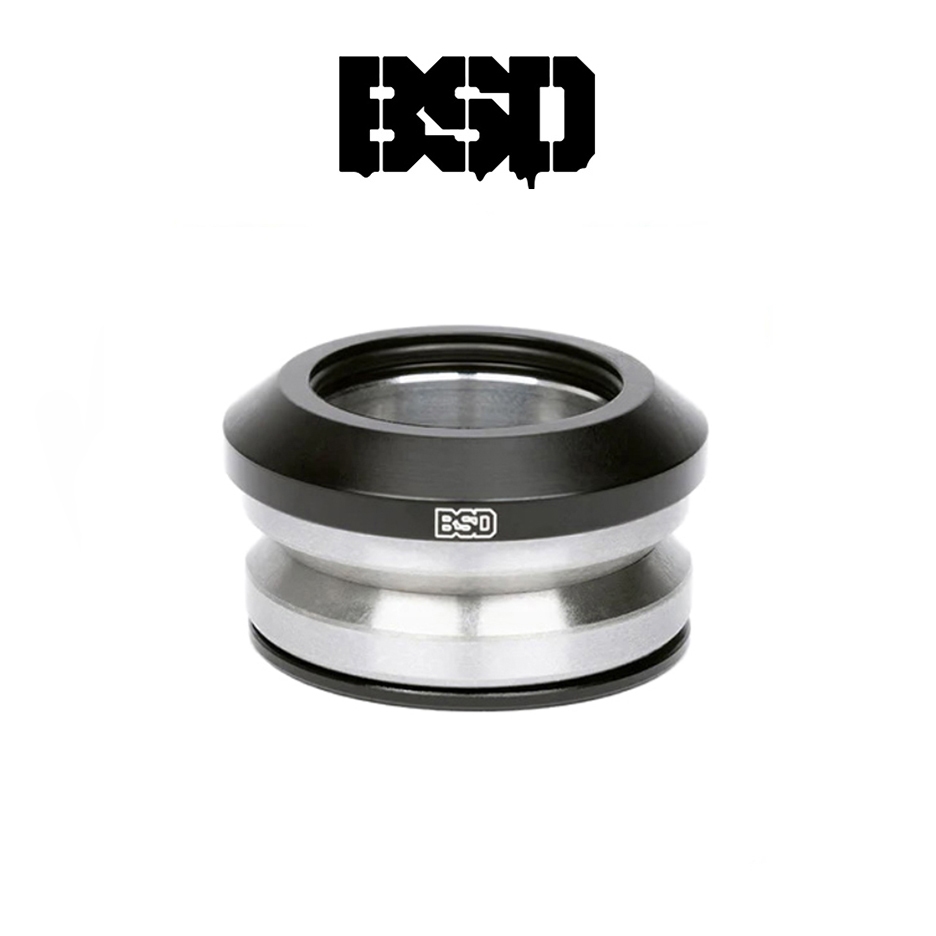 ชุดถ้วยคอฝังซีลแบริ่งจักรยาน BSD INTEGRATED HEADSET สีดำ