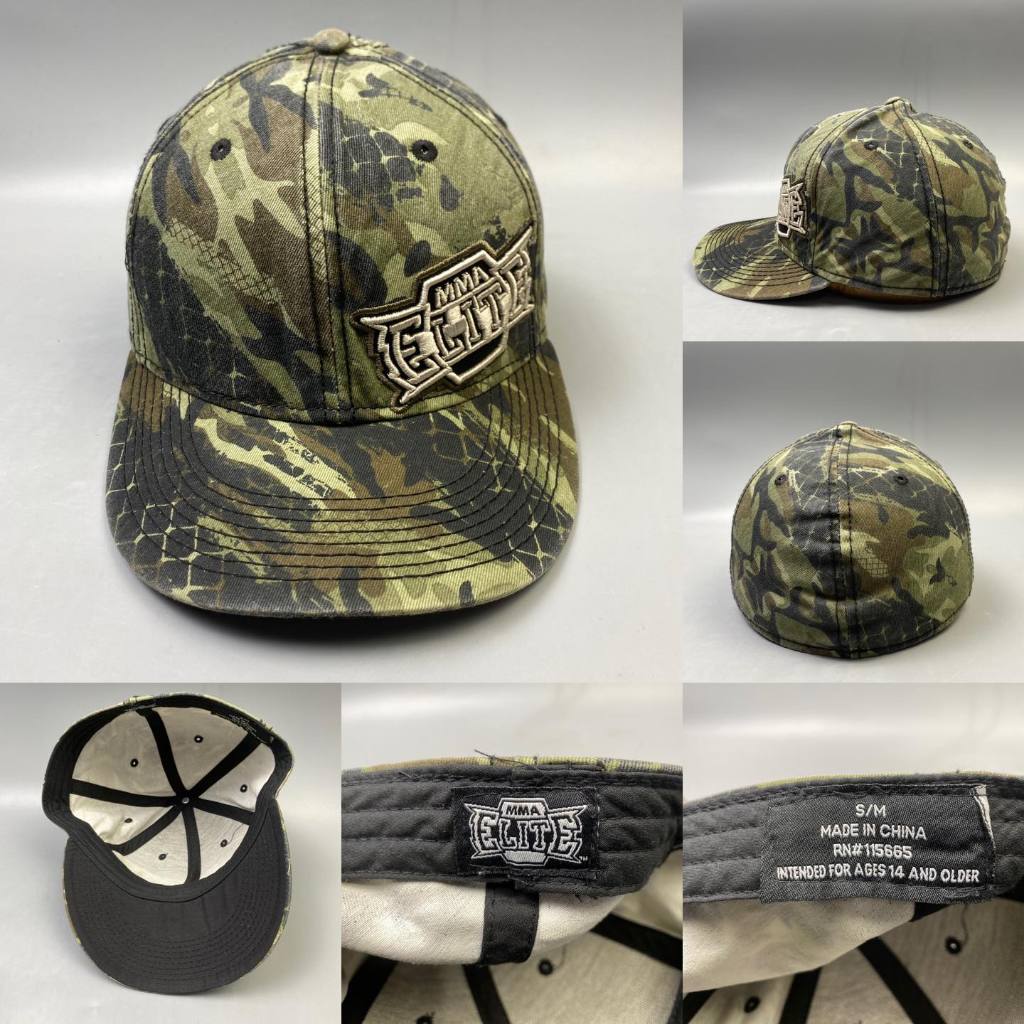 MMA Elite Camo Baseball Hat หมวกมือสอง