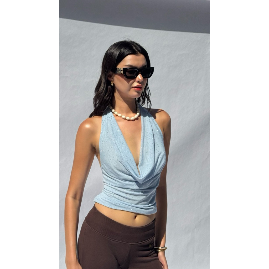 beachbitcha-Starluxe halter top - รูปที่ 5