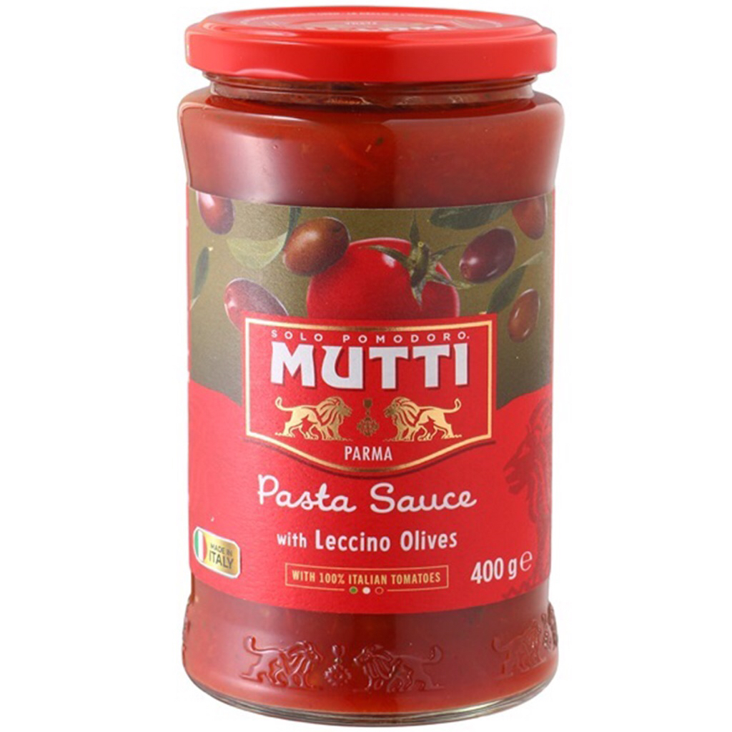 Mutti ซอสพาสต้าใส่มะกอก 400 กรัม | Mutti Pasta Sauce with Olive 400g