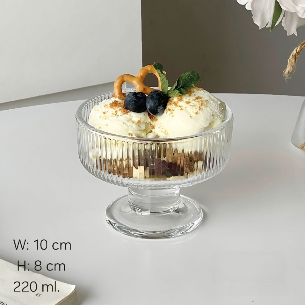 แก้วไอศรีม ถ้วยไอติม ไอศรีมซันเดย์