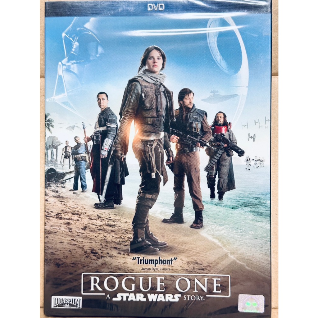 DVD ปกสวม : A Star Wars Story Rogue One (2016) ตำนาน สตาร์ วอรส์ " Felicity Jones, Diego Luna "
