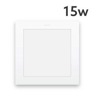 LAMPTAN โคมไฟ LED DOWNLIGHT ULTRA SLIM ALU FLAT หน้าสี่เหลียม แสงขาว