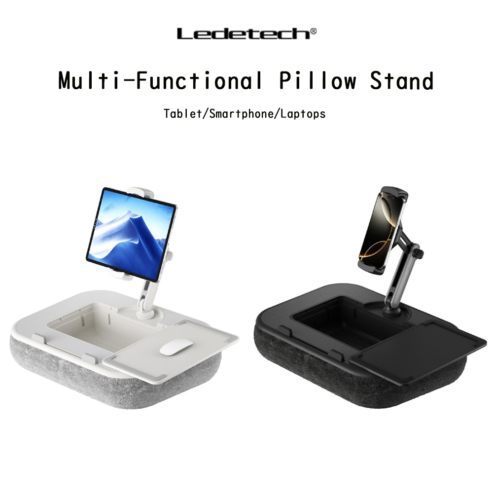 LEDETECH Multi-Functional Pillow Stand หมอนสารพัดประโยชน์พร้มอขาจับอุปกรณ์เกรดพรีเมี่ยม สำหรับ Smart