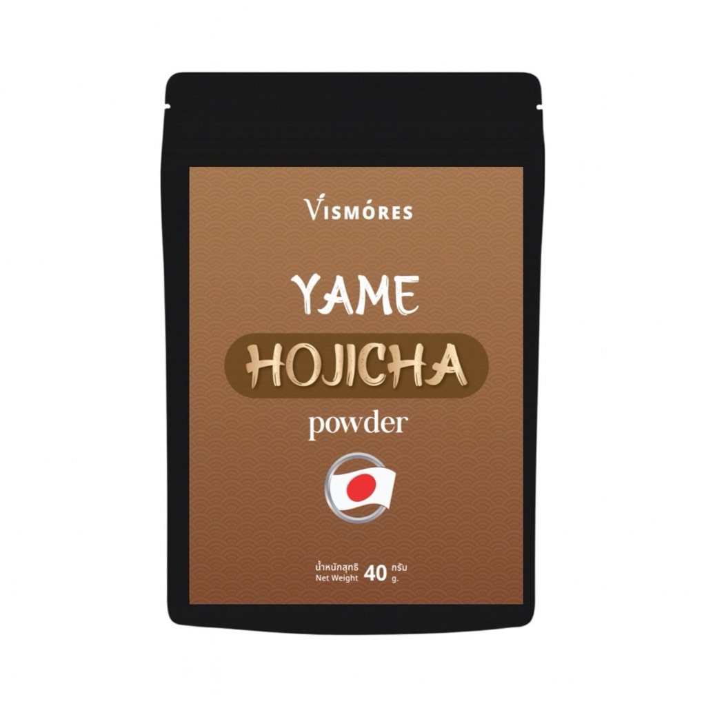Vismores Yame Hojicha Powder 40g – โฮจิฉะจากยาเมะ ฟุกุโอกะ