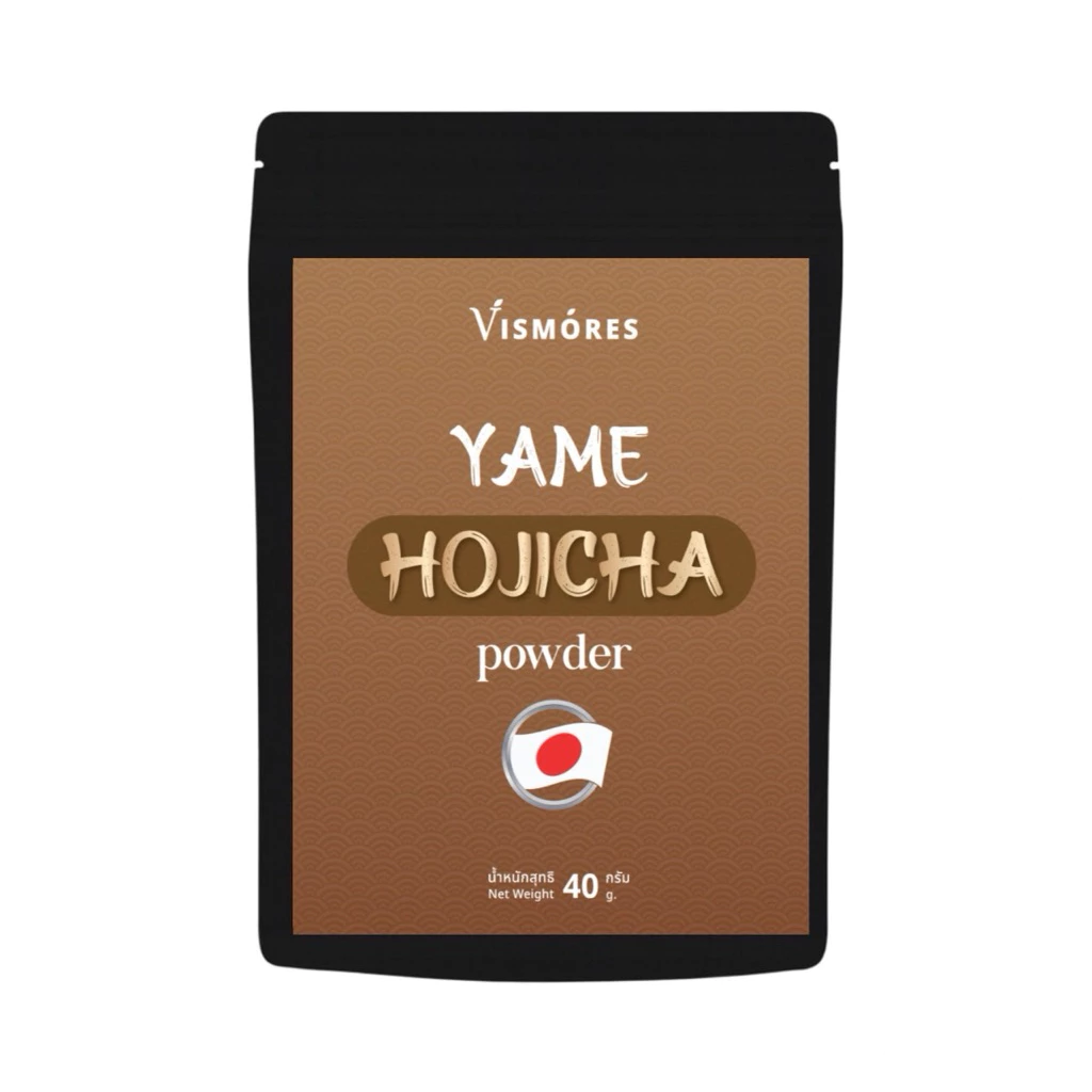 Vismores Yame Hojicha Powder 40g – โฮจิฉะจากยาเมะ ฟุกุโอกะ