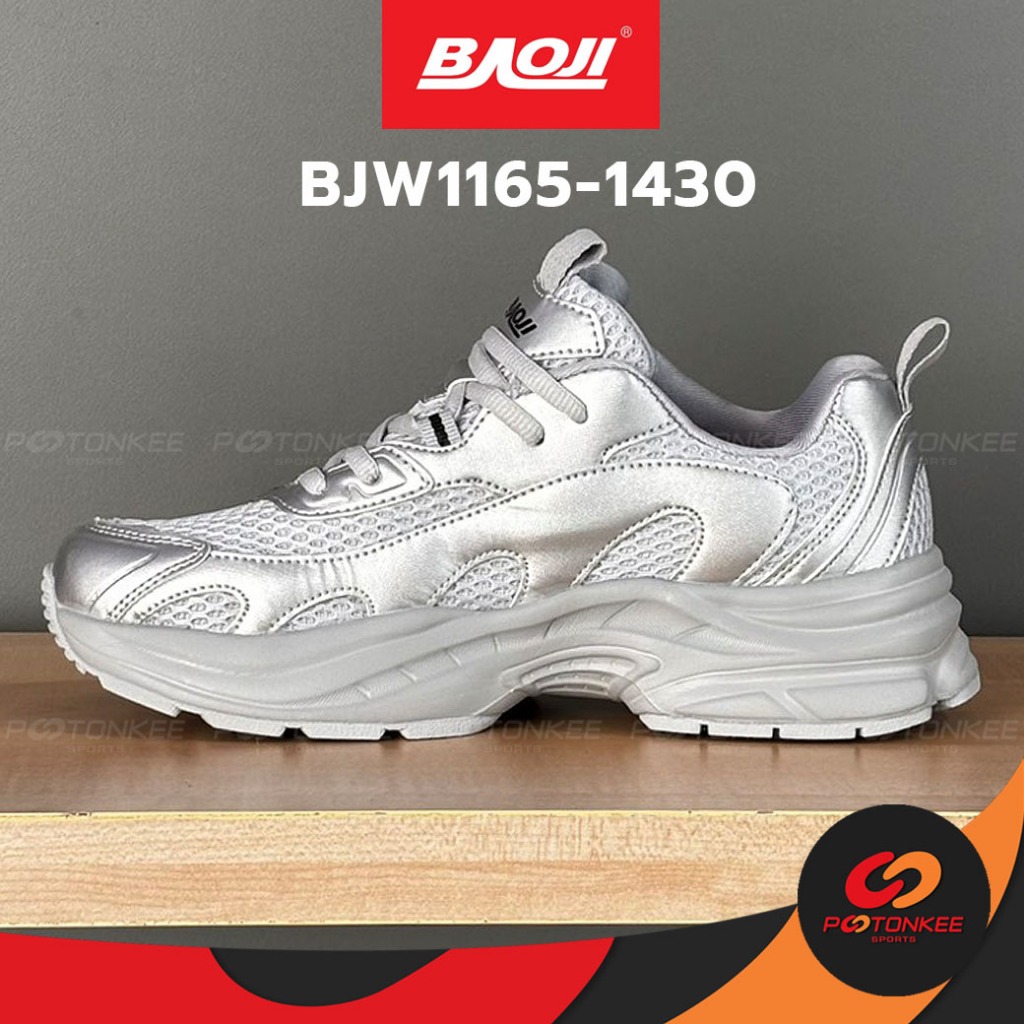 Baoji รองเท้าวิ่ง ผู้หญิง BJW1165 เบา ใส่สบาย ซัพพอร์ทดี บาโอจิ พร้อมส่ง ราคา ถูกที่สุด ดีลบีเคเค แกลเลอรีภาพที่ 5