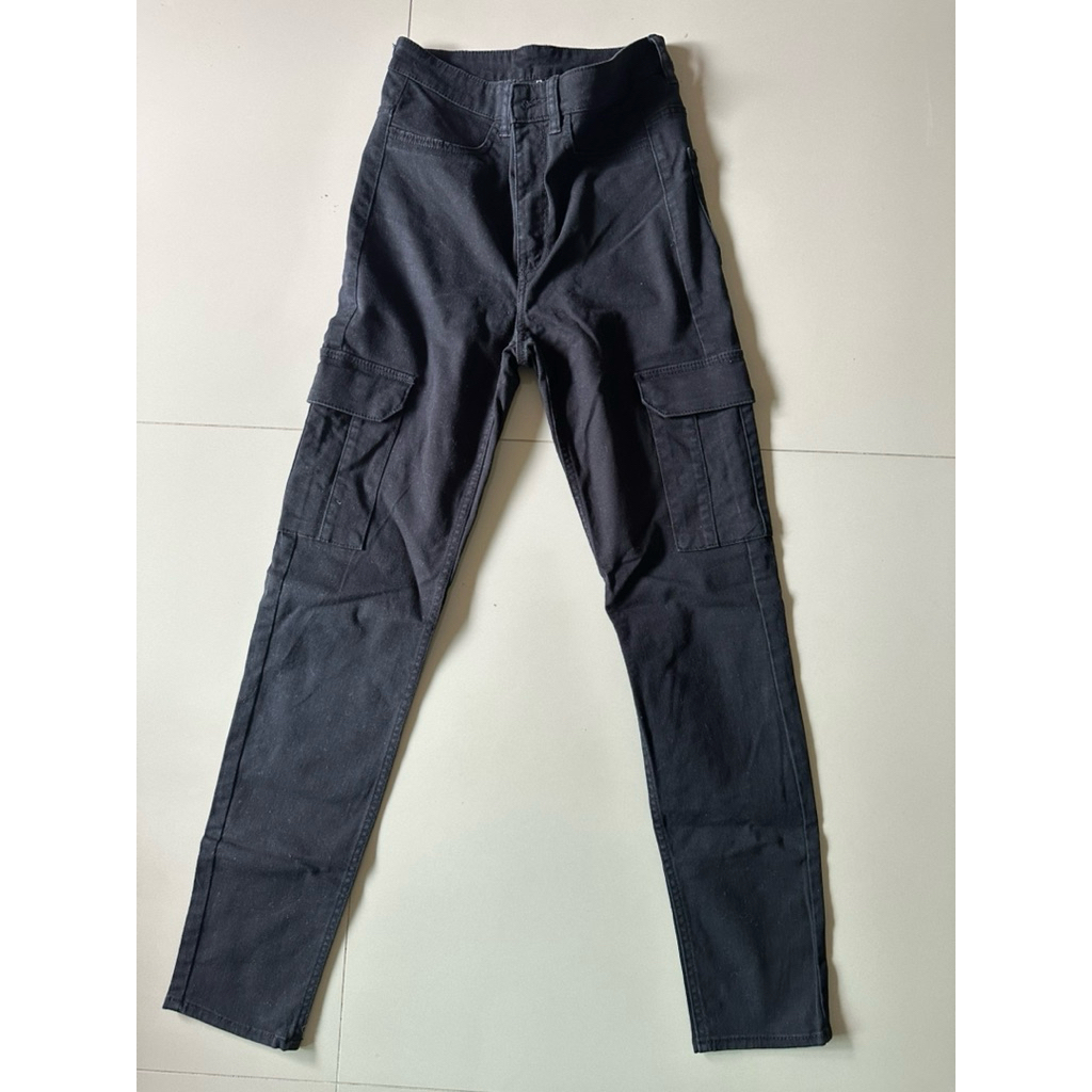 กางเกง cargo skinny jeans h&m size 36