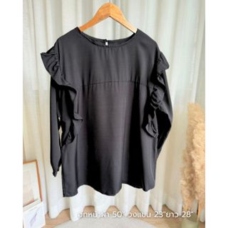 🔥พิเศษ 199.- (เหลือ 9 ตัวสุดท้าย) เสื้อสีดำ เสื้อขาวดำ เสื้อ…