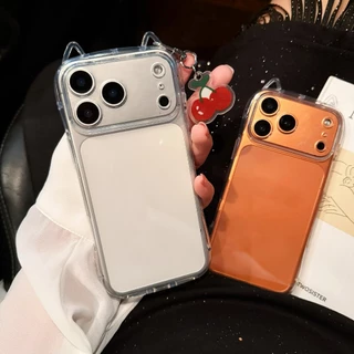 case 17promax เคสใสหูเเมว เคสนิ่ม สำหรับ ไอโฟน 17 pro max 17pro 17promax 17air for iphone17/pro/max
