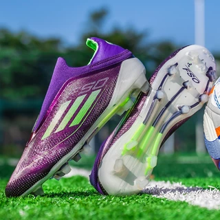รองเท้าฟุตบอลสไตล์ใหม่ New style Soccer Shoes รองเท้าฟุตบอลที่ไม่จำเป็นต้องผูกเชือกรองเท้า
