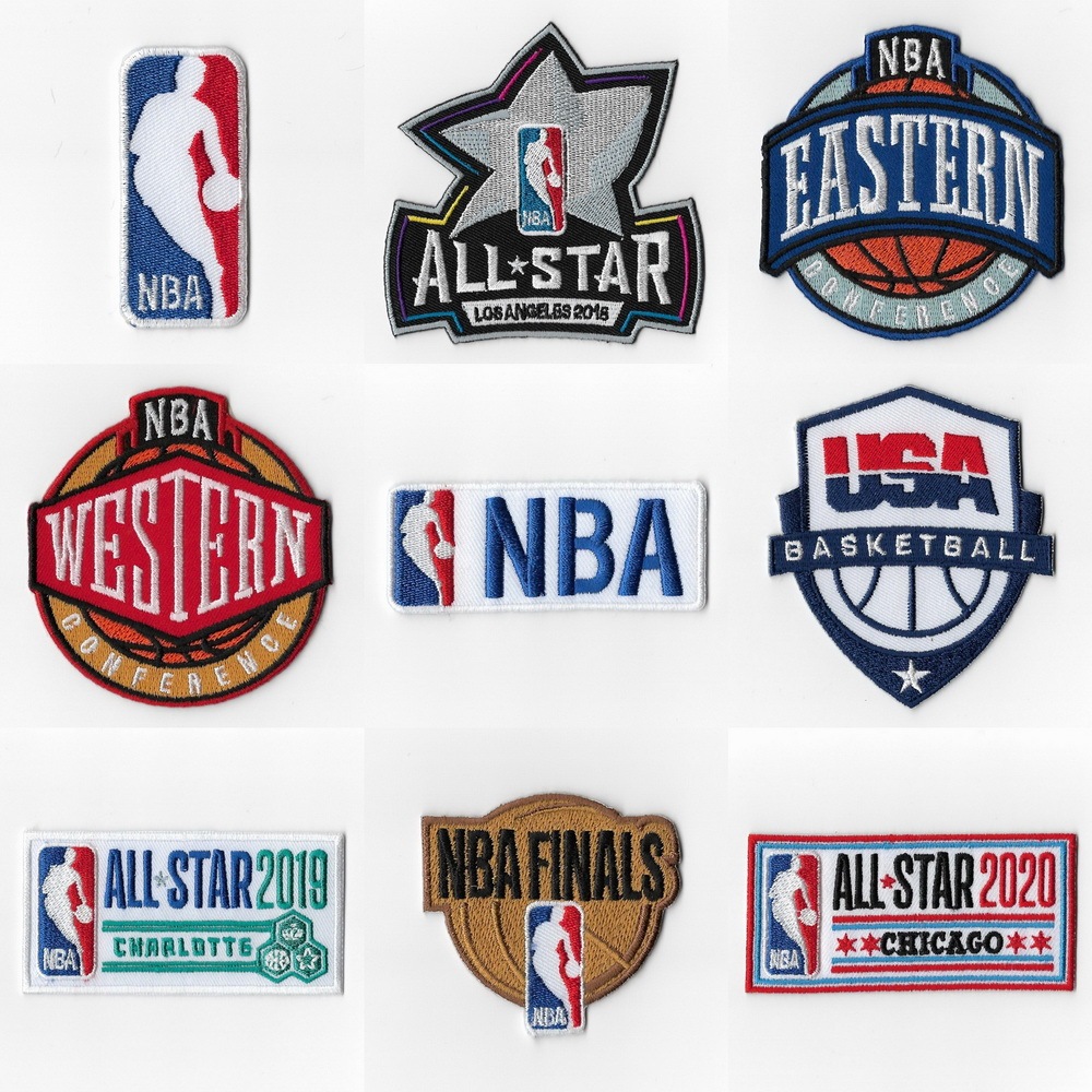 อาร์มติดเสื้อ ตัวรีดติดเสื้อ อาร์มรีดติดเสื้อ อาร์มปักบาสเกตบอล NBA iron on patches ชุดที่ 4