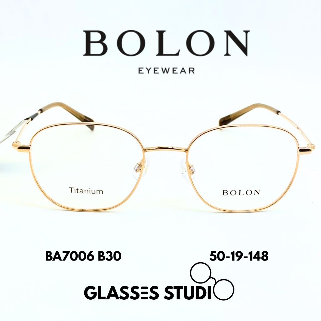 กรอบแว่น BOLON BA7006 (สีโรสโกลด์,สีเงิน) 50-19-148