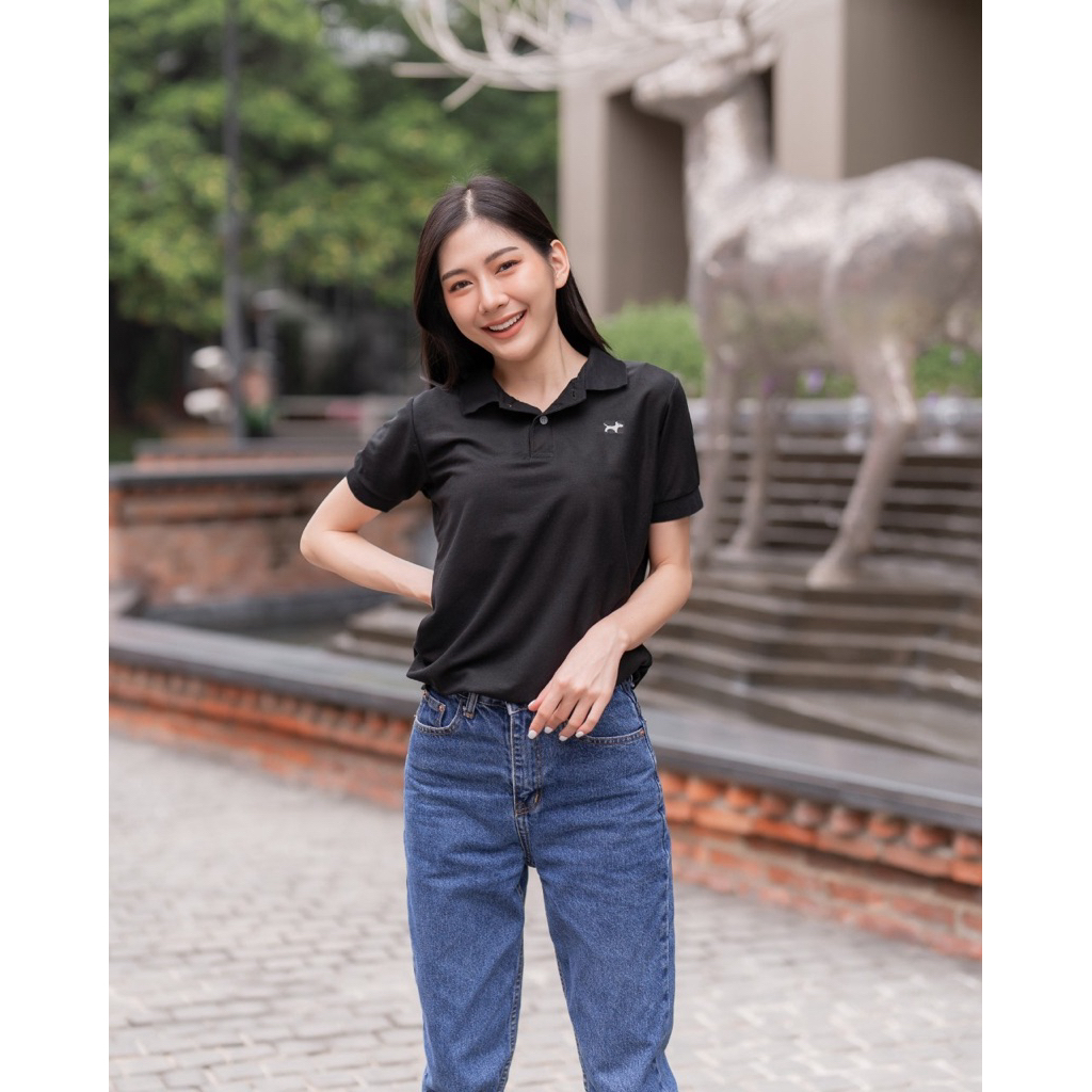 เสื้อโปโลปกเรียบทรงผู้หญิง Bulltus brand  S-M-Lอก36-40“