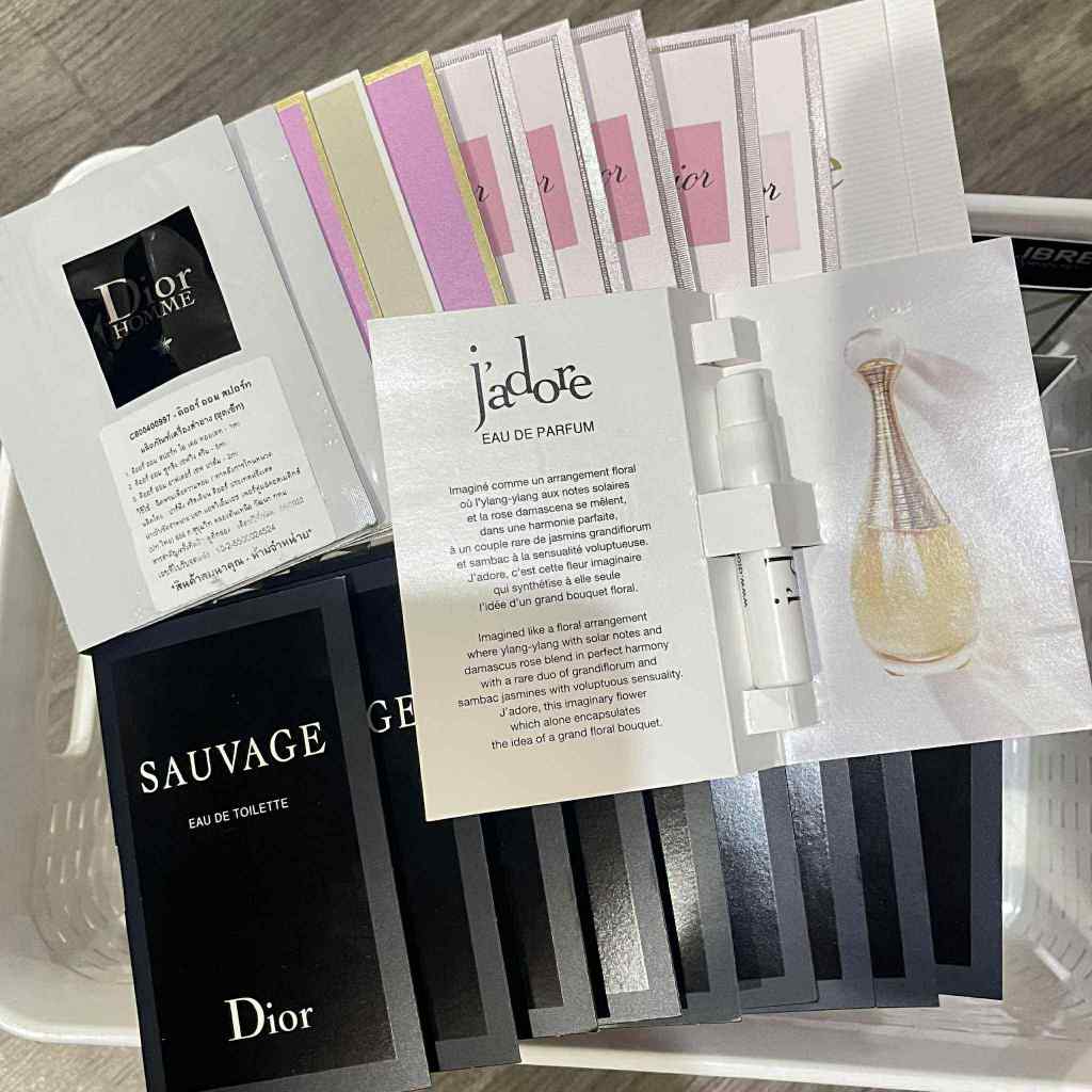 Dior น้ำหอม Vial 1 ML, Sauvage,Miss Dior (ของแท้ ป้ายไทย)