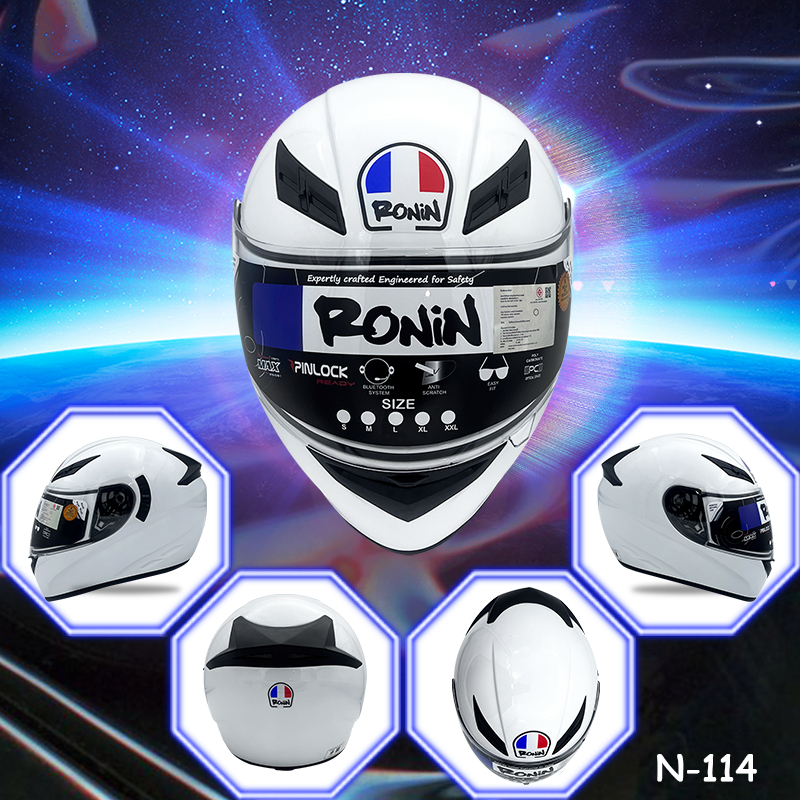 【ลดราคาล้างสต็อก】999-หมวกกันน็อกเต็มใบ N รองรับการติดตั้ง แถมฟรีถุงผ้าใส่หมวกมีชิวสองชั้น - รูปที่ 4