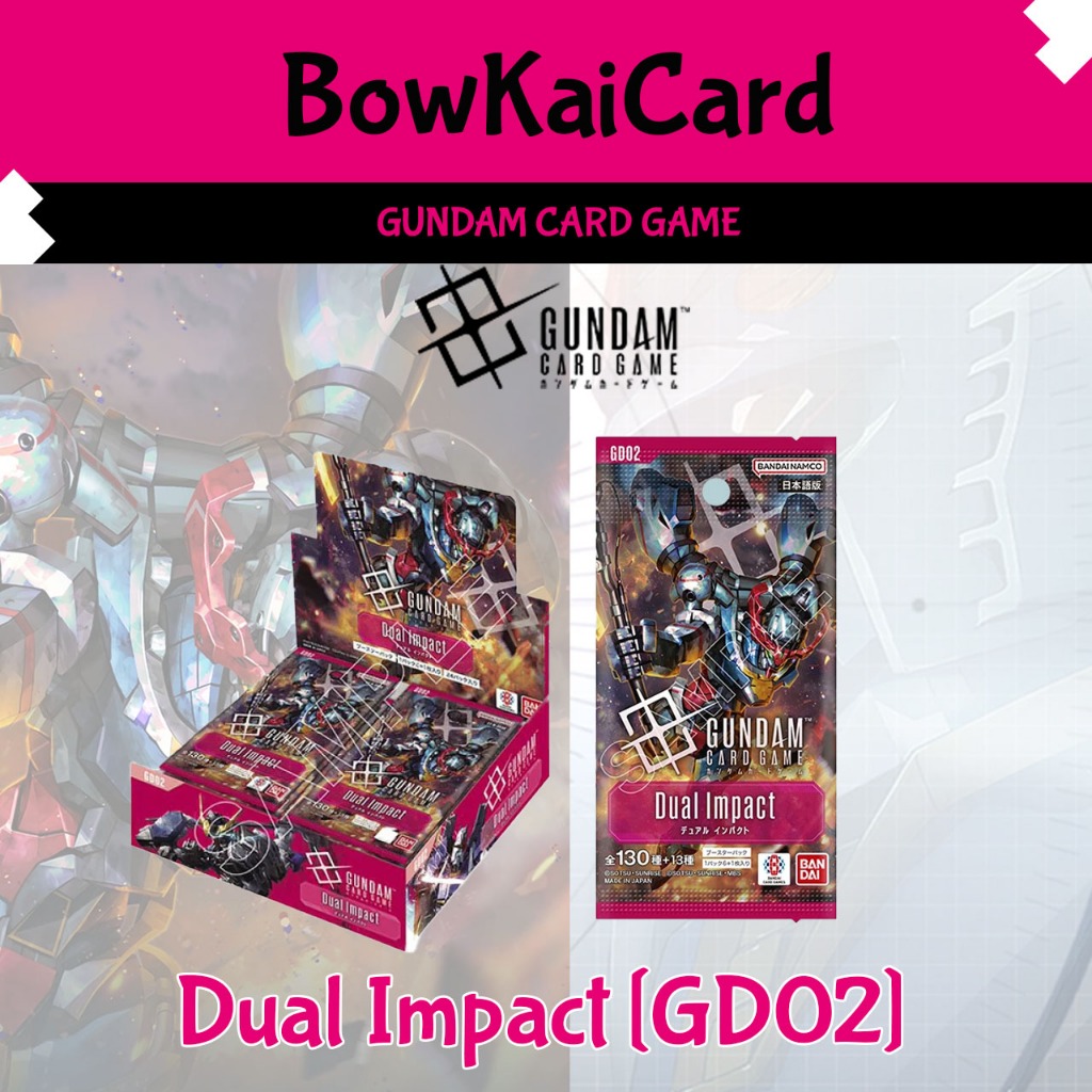 [Gundam Card Game]  [GD02] Dual Impact ภาษาญี่ปุ่น Newtype Rising ยก BOX